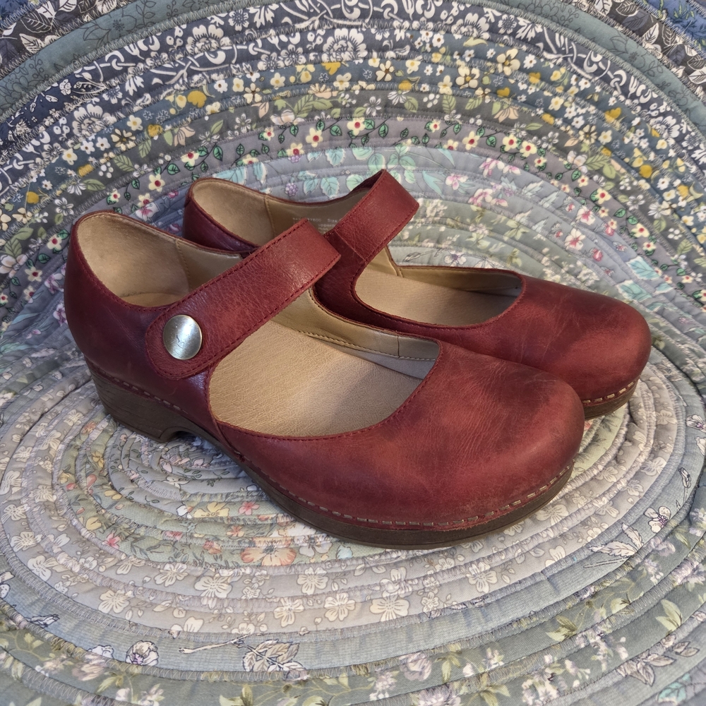 DanskoDansko Beatrice Mary Jane Red Size 39